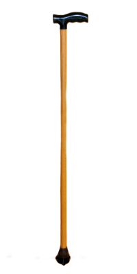 Трость деревянная с пластмассовой ручкой  ИПР-А-750, 800, 850, 900