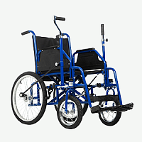 07-02-03 Кресло-коляска с двуручным рычажным приводом прогулочная (для инвалидов и детей-инвалидов)