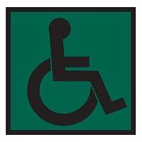Наклейка «Доступность для инвалидов всех категорий» (знак доступности объекта)