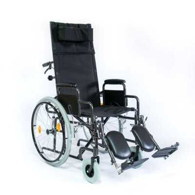 Кресло-коляска инвалидная механическая с высокой спинкой, арт. 514A