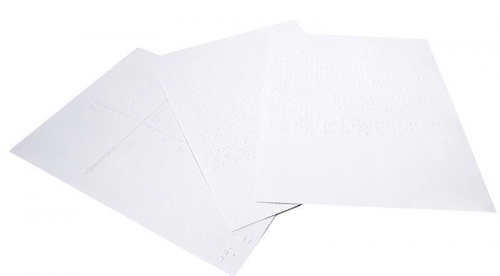 Бумага для письма и печати по Брайлю 210×297 мм, 1 кг (А4)