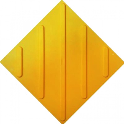 Плитка тактильная 300х300 (диагонали)
