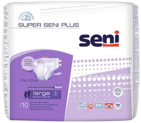 Подгузники Super Seni Plus, 10 шт. (размер XL)