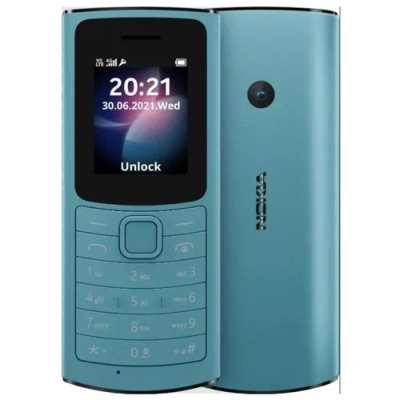 Мобильный телефон с речевым выходом  Nokia 110 4G бирюзовый