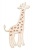 Игра шнуровка-раскраска «Жираф»