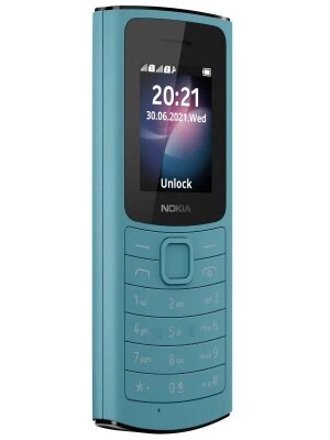 Мобильный телефон с речевым выходом  Nokia 110 4G бирюзовый