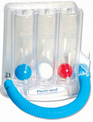 Тренажер для дыхательных упражнений (спирометр)