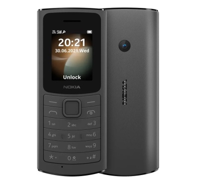 Мобильный телефон с речевым выходом  Nokia 110 4G черный