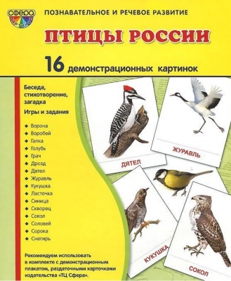 Демонстрационные картинки «Птицы России»