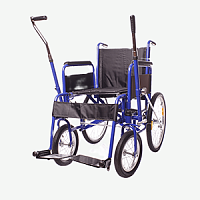 07-02-05 Кресло-коляска с ручным приводом с жестким сидением и спинкой прогулочная (для инвалидов и детей-инвалидов)